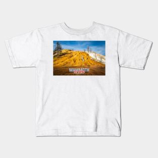 Mammoth Hot Spring Yellowstone Kids T-Shirt